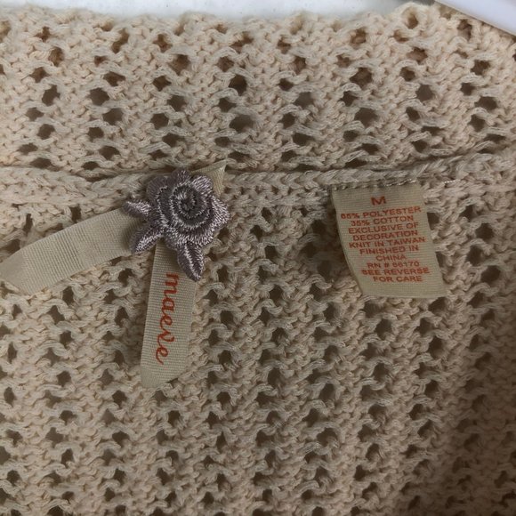 Maeve Short Sleeve Knit Sweater Size M - Picture 4 of 5